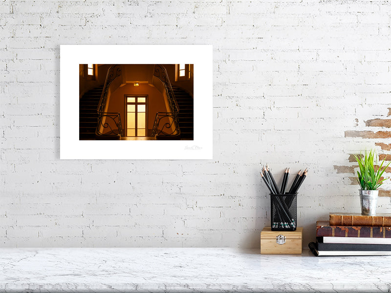 Symmetry architectural fine art photography print geometric design