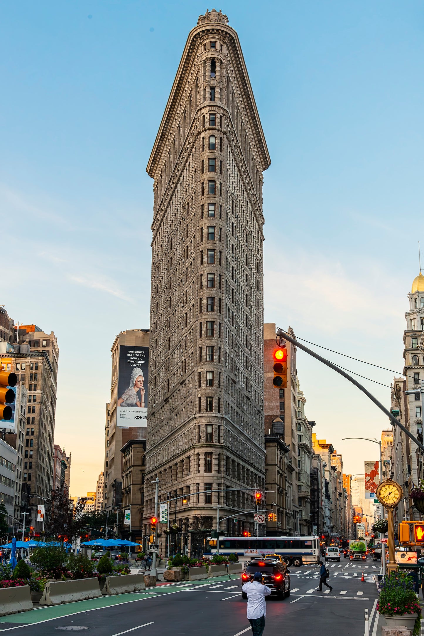 Flat Iron Building New York Portrait