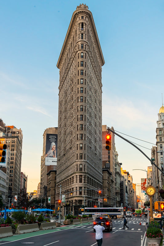 Flat Iron Building New York Portrait