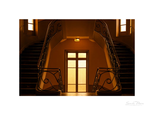 Symmetry architectural fine art photography print geometric design